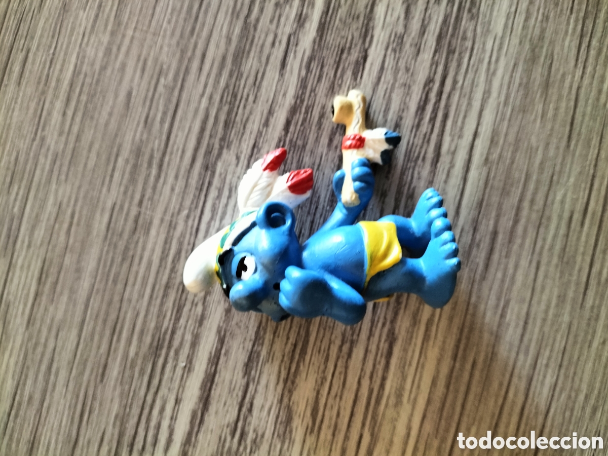 Figuras de goma y PVC: Pitufo indio - Foto 2