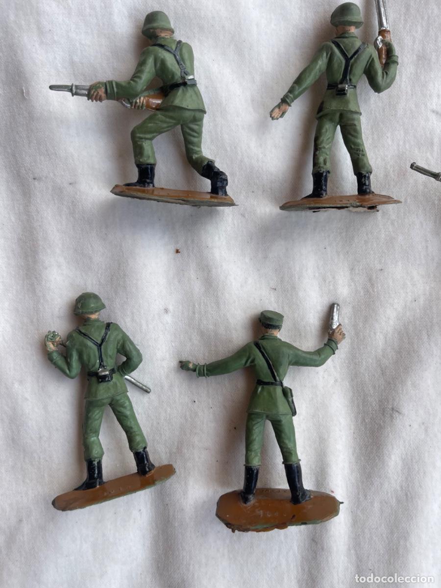 Figuras de goma y PVC: 5 soldados ejercito espa&ntilde;os comansi - Foto 4