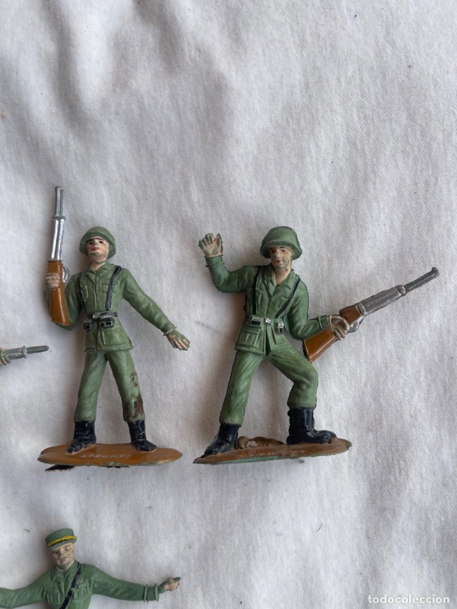 Figuras de goma y PVC: 5 soldados ejercito espa&ntilde;os comansi - Foto 7