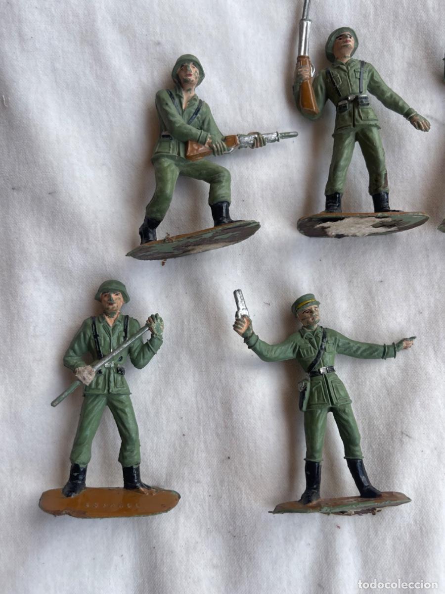 Figuras de goma y PVC: 5 soldados ejercito espa&ntilde;os comansi - Foto 8