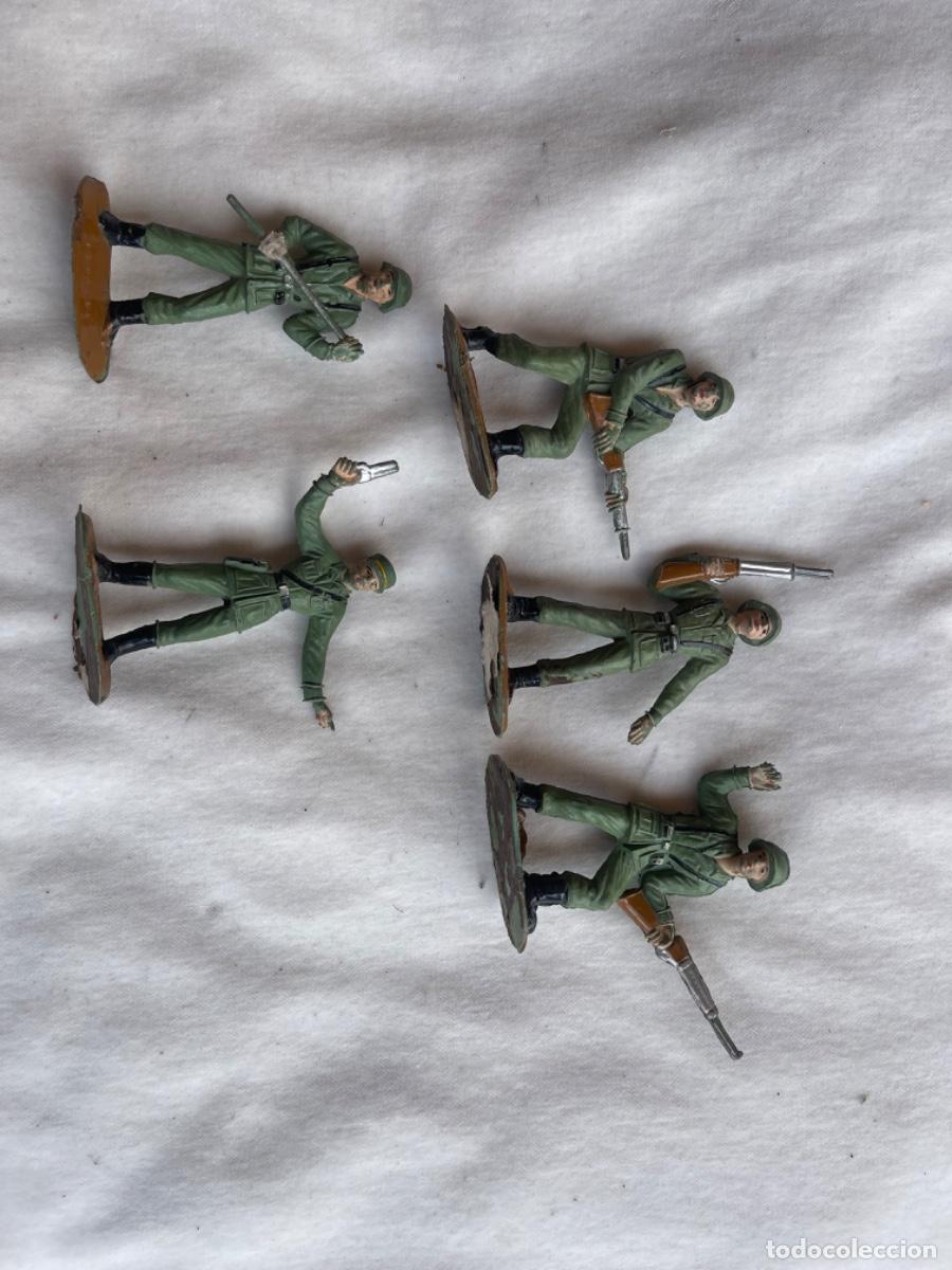 Figuras de goma y PVC: 5 soldados ejercito espa&ntilde;os comansi - Foto 10