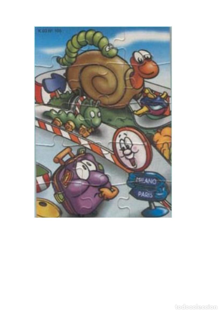 Figuras de goma Kinder: Puzzle K03-105 +BPZ - Foto 1