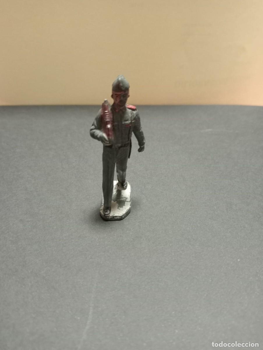 Figuras de goma y PVC: SOLDADO EJ&Eacute;RCITO ESPA&Ntilde;OL - PINTADO - GOMA - SIN MARCA NI FECHA