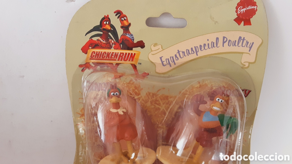 Figuras de goma y PVC: Figuras Chicken Run. Nuevas. - Foto 2