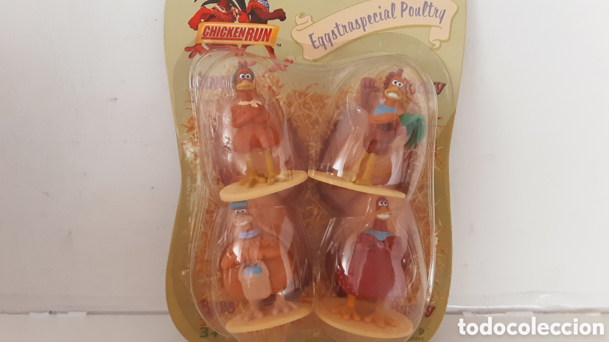 Figuras de goma y PVC: Figuras Chicken Run. Nuevas. - Foto 1