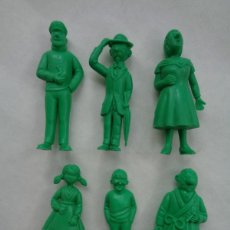 Figuras de Goma y PVC: LOTE DE 6 FIGURAS DE DUNKIN PREMIUM - ESSO, COLECCION TINTIN