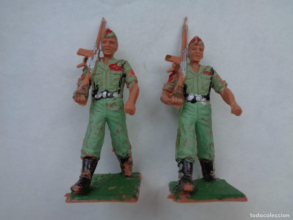 Figuras de Goma y PVC: LA LEGION : LOTE DE 2 FIGURAS DE MILITARES LEGIONARIOS , CON CETME
