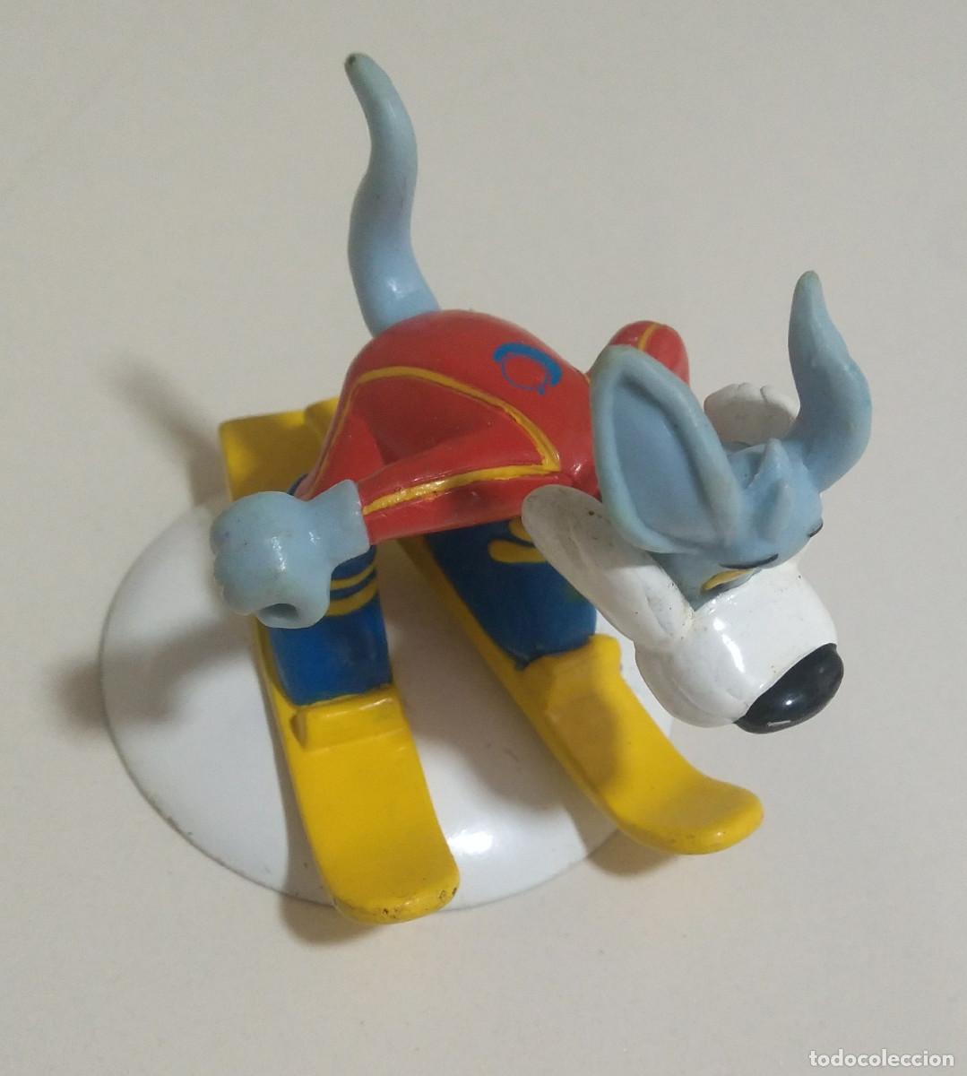 Gummi- und PVC-Figuren: figura pvc goma promocional continente continent zorro esquiador publicidad supermercados super 90