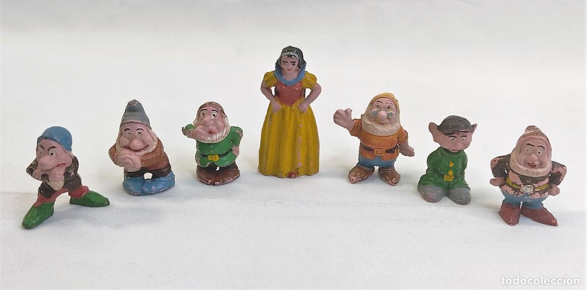 Figuras de goma y PVC: BLANCANIEVES Y 6 ENANITOS. - Foto 1