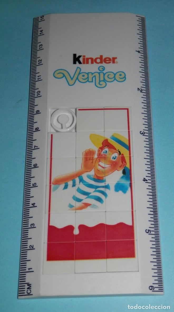 Figuras de goma Kinder: PUZZLE/REGLA Y ROMPECABEZAS DE LA KINDER - Foto 1