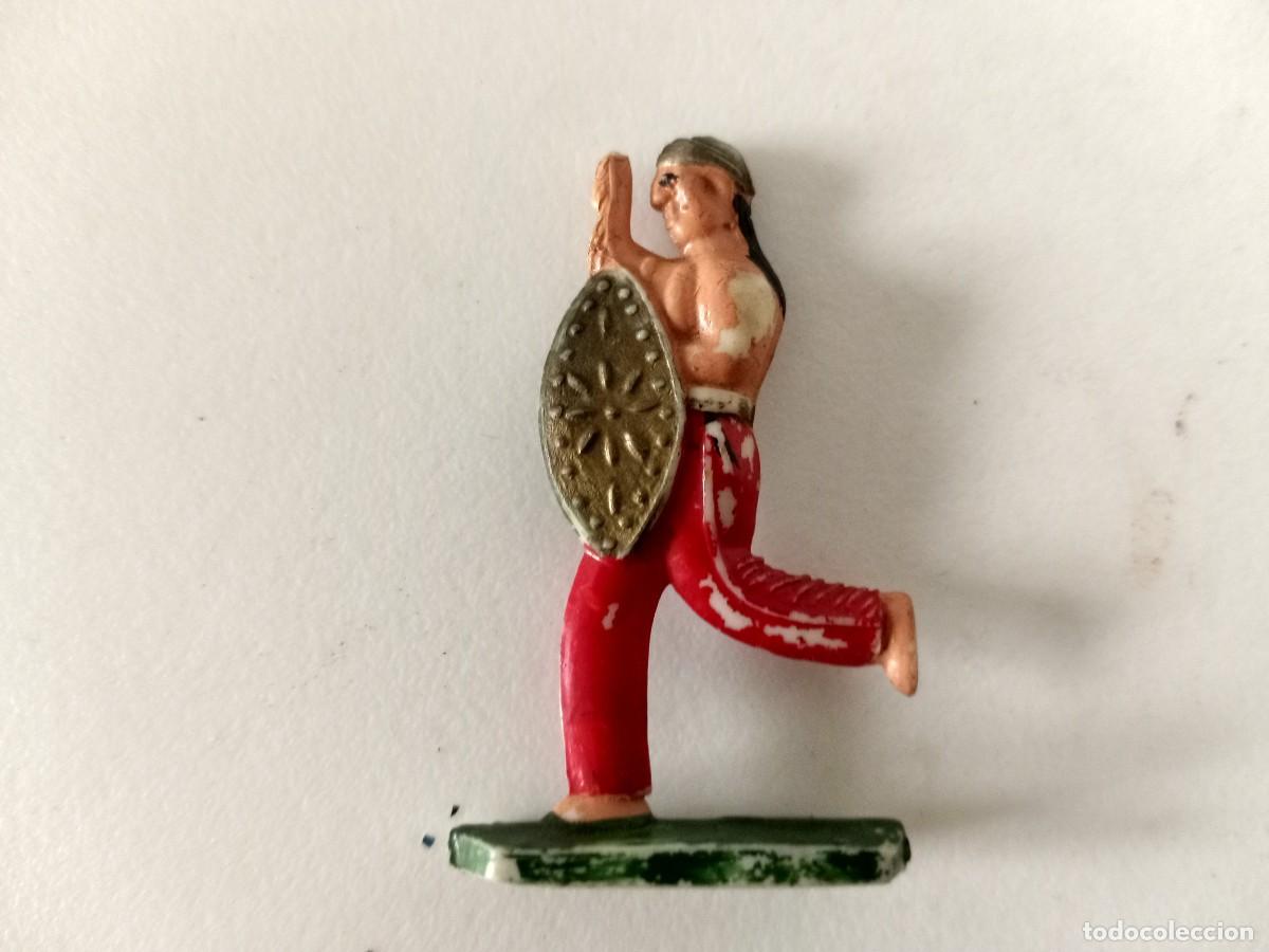 Figuras de goma y PVC: Figura indio pl&aacute;stico semiplano - Foto 1