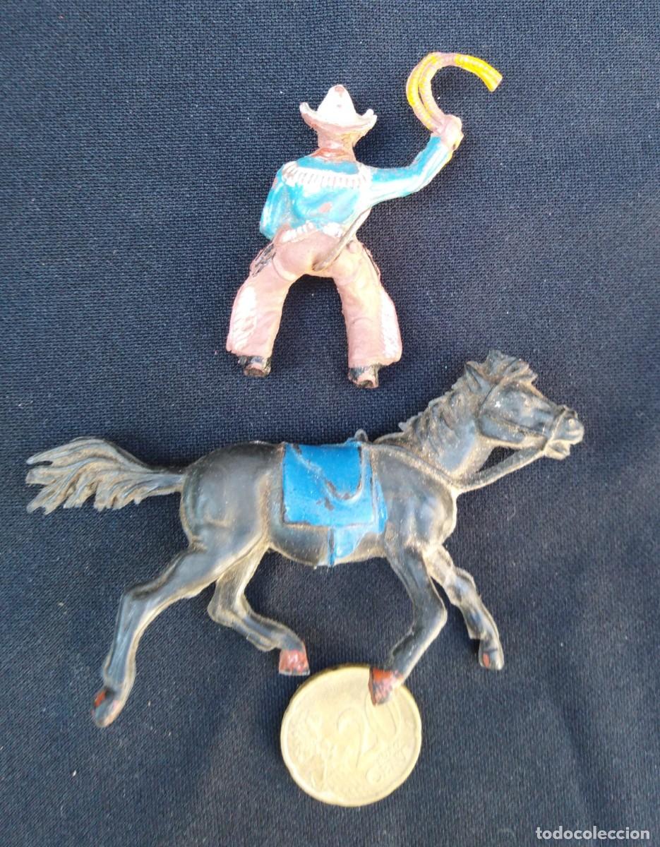 Gummi- und PVC-Figuren: FIGURA Y CABALLO GOMA DURA VAQUERO DE REAMSA COMANSI,SOTORRES, LAFREDO,JECSAN ETC.)