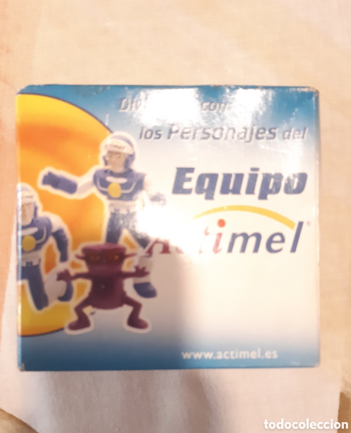 Figuras de goma y PVC: Lote figuras actimel de Danone - Foto 2