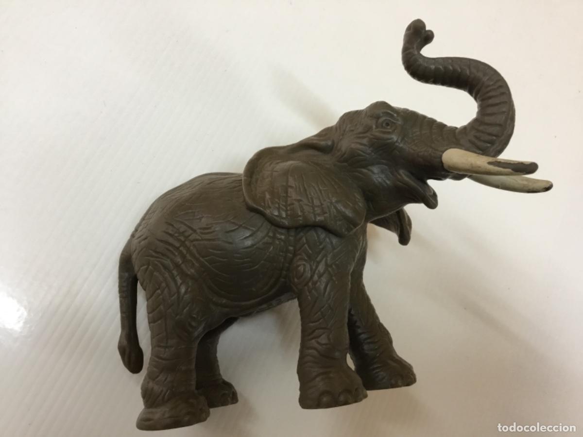 Figuras de goma y PVC: Elefante 15 cent&iacute;metros aleman - Foto 2