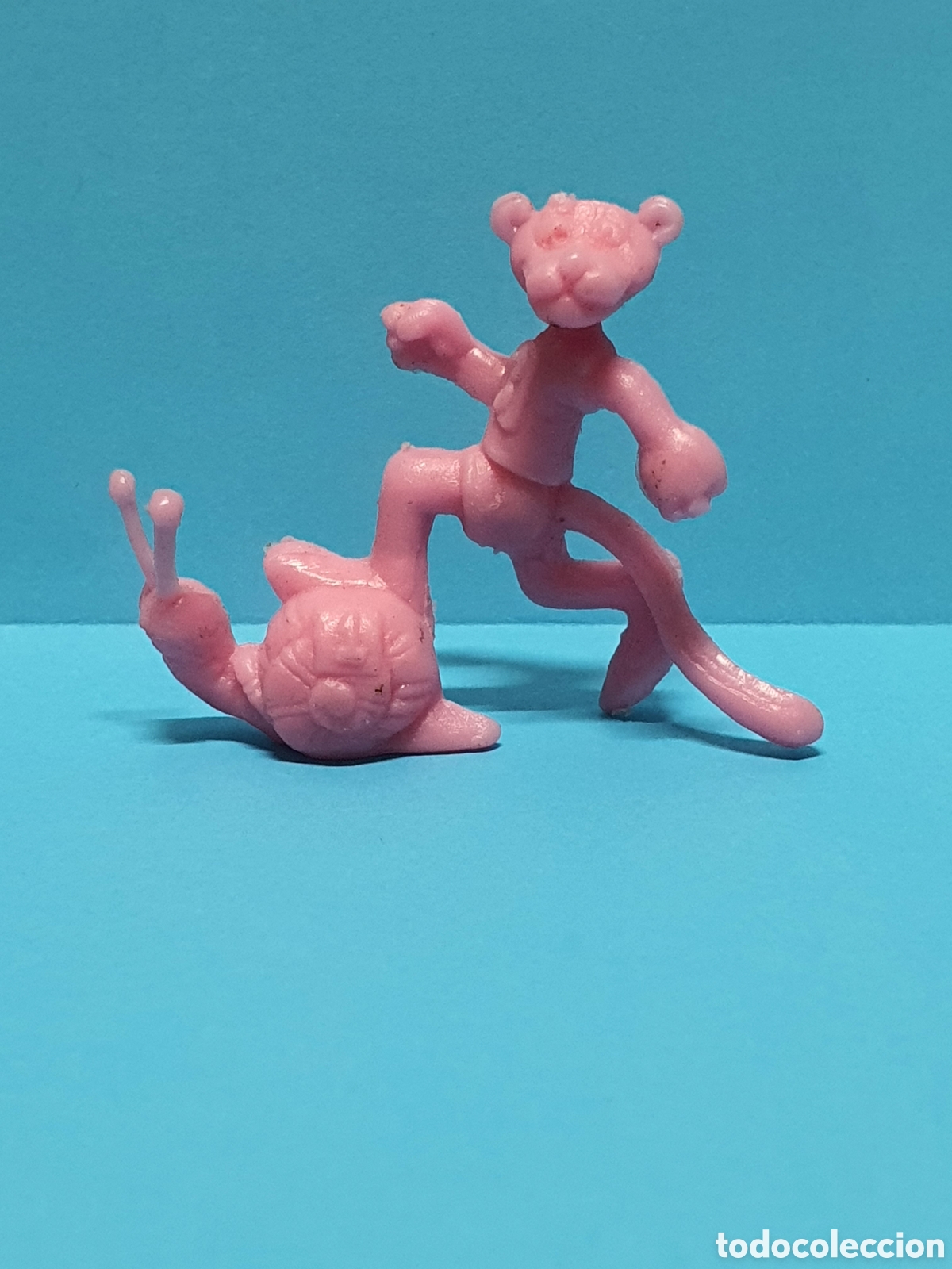 Figuras de goma y PVC: Dunkin Pantera rosa con Caracol - Foto 1