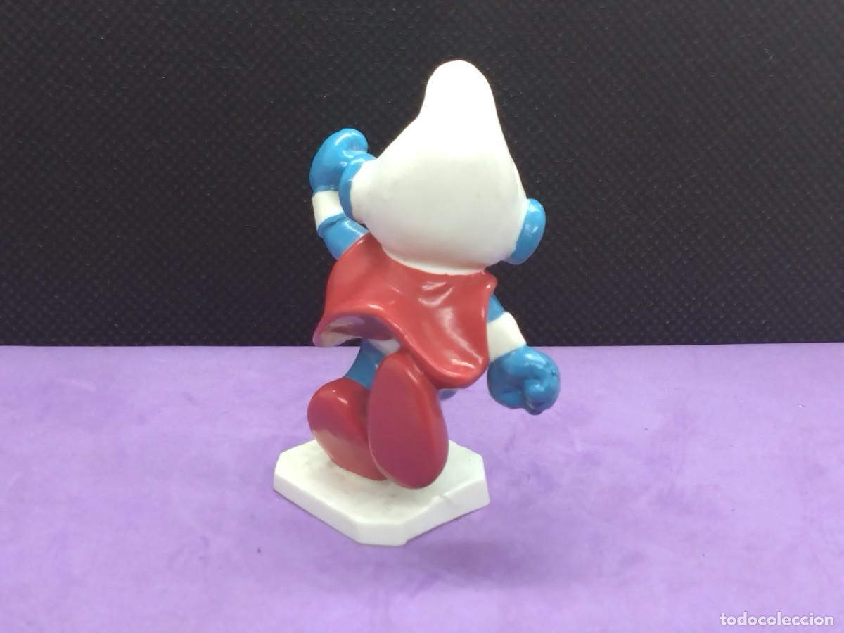 Figuras de goma y PVC: PITUFO SUPER HEROE , LEER Descipcion - Foto 2