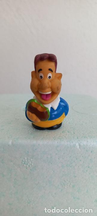 Figurines en Caoutchouc et PVC: Figura CREO QUE DE KINDER, NI&Ntilde;O CON HAMBURGUESA, GLOTON K02 N&ordm; 114