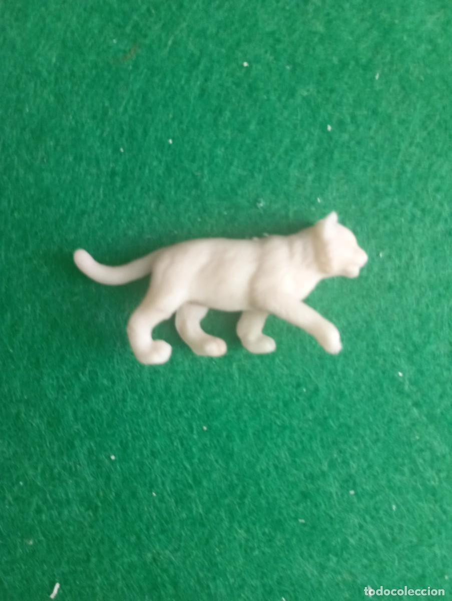 Figuras de Borracha e PVC: figura antigua de goma Elastolin Hausser. sin pintar gato mont&eacute;s