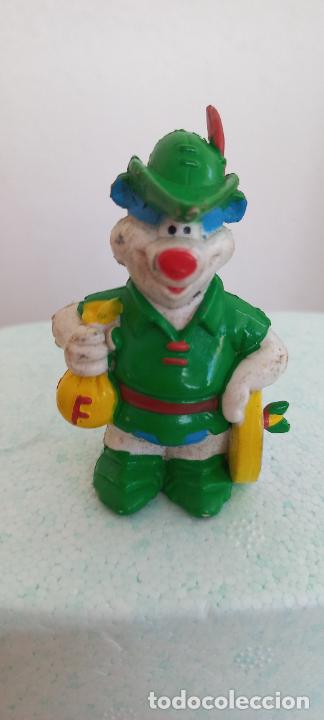 Figuras de Goma y PVC: FIGURA MU&Ntilde;ECO FLUNCHY. PROMOCIONAL DE RESTAURANTE FLUNCH 1996. oso robin hood