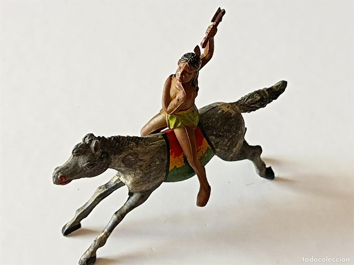 Figuras de goma y PVC: REAMSA INDIO DE GOMA COMANCHE REF. 3 - Foto 1