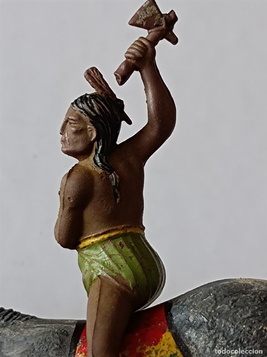 Figuras de goma y PVC: REAMSA INDIO DE GOMA COMANCHE REF. 3 - Foto 2