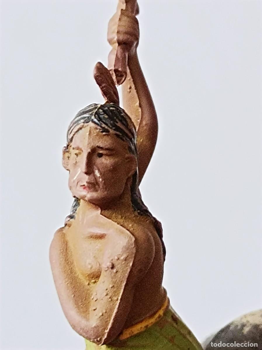 Figuras de goma y PVC: REAMSA INDIO DE GOMA COMANCHE REF. 3 - Foto 4