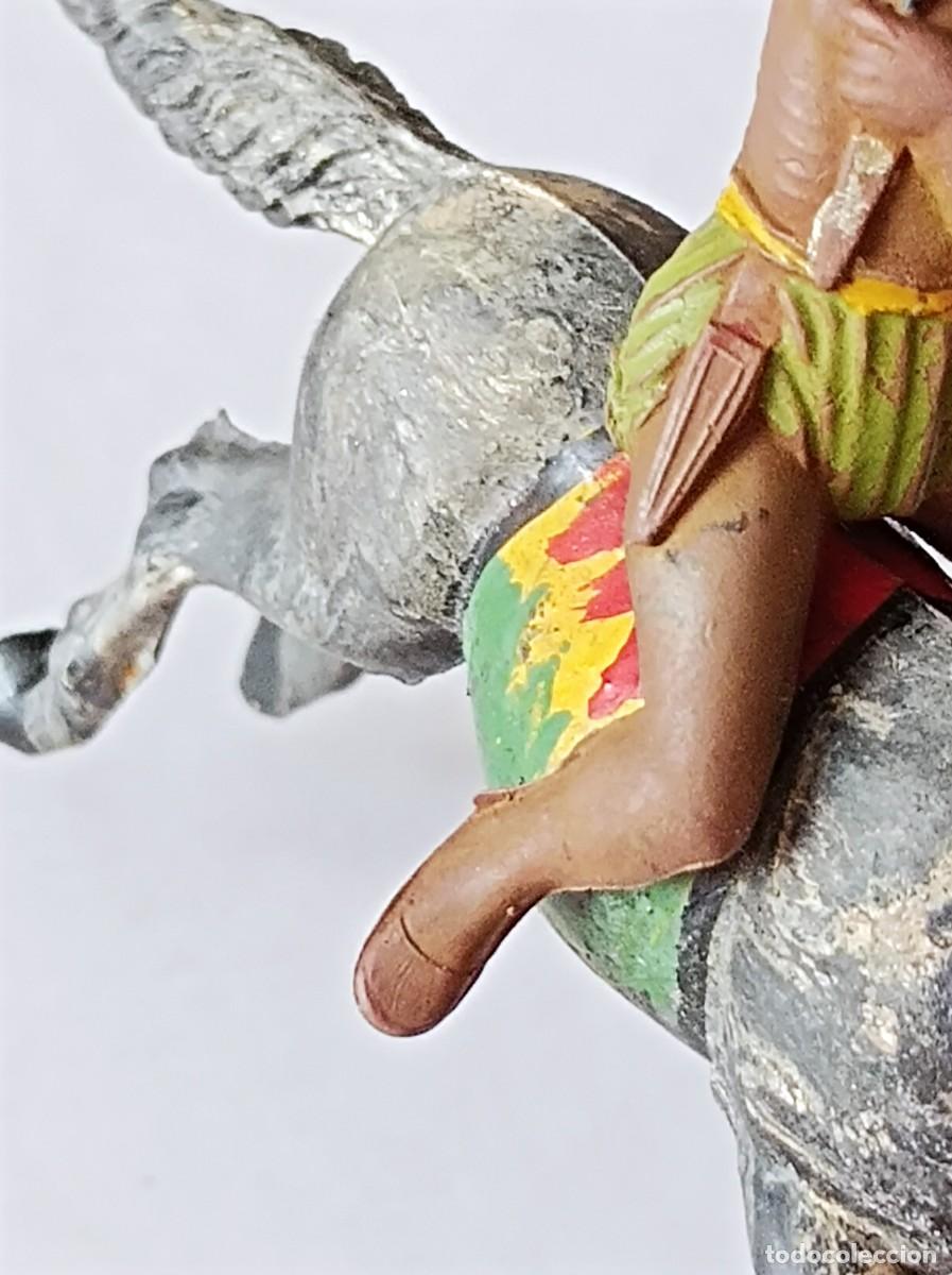 Figuras de goma y PVC: REAMSA INDIO DE GOMA COMANCHE REF. 3 - Foto 6