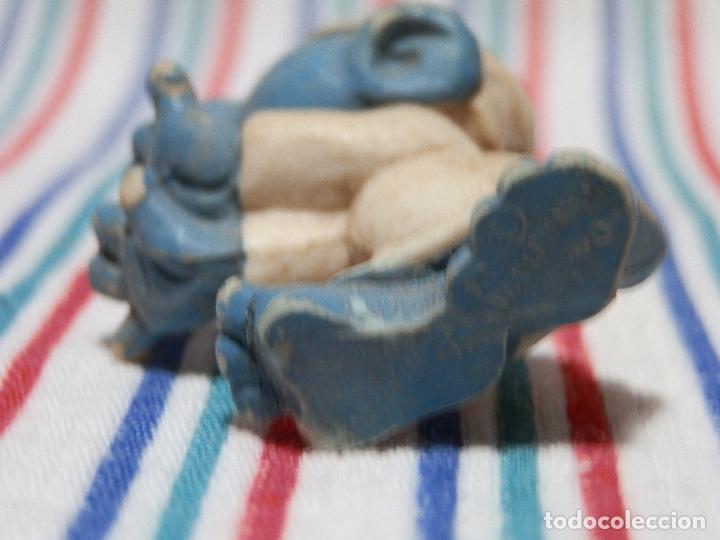Figuras de goma y PVC: SCHLEICH FIGURA PITUFO SONAMBULO - Foto 3