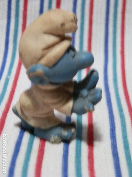 Figuras de goma y PVC: SCHLEICH FIGURA PITUFO SONAMBULO - Foto 1