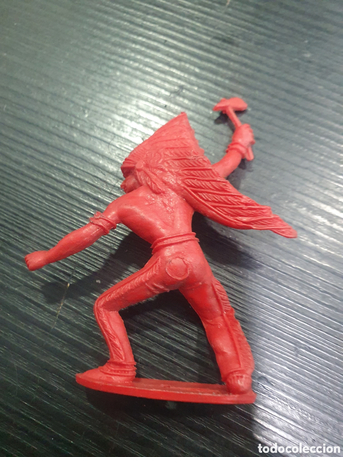Figuras de goma y PVC: Indio con hacha de Comansi. (L63) - Foto 2