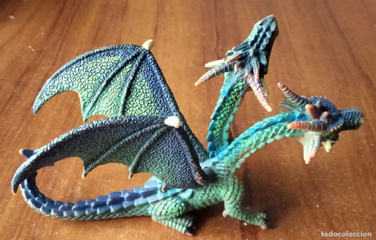 Figuras de goma y PVC: Drag&oacute;n de dos cabezas PVC - Foto 3