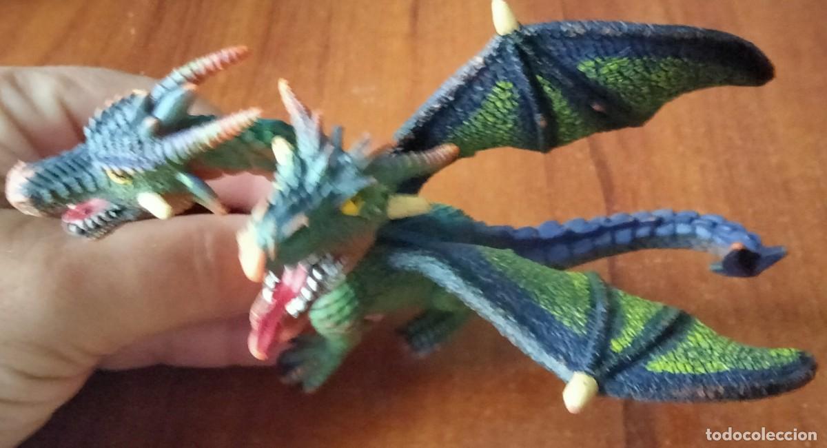 Figuras de goma y PVC: Drag&oacute;n de dos cabezas PVC - Foto 4