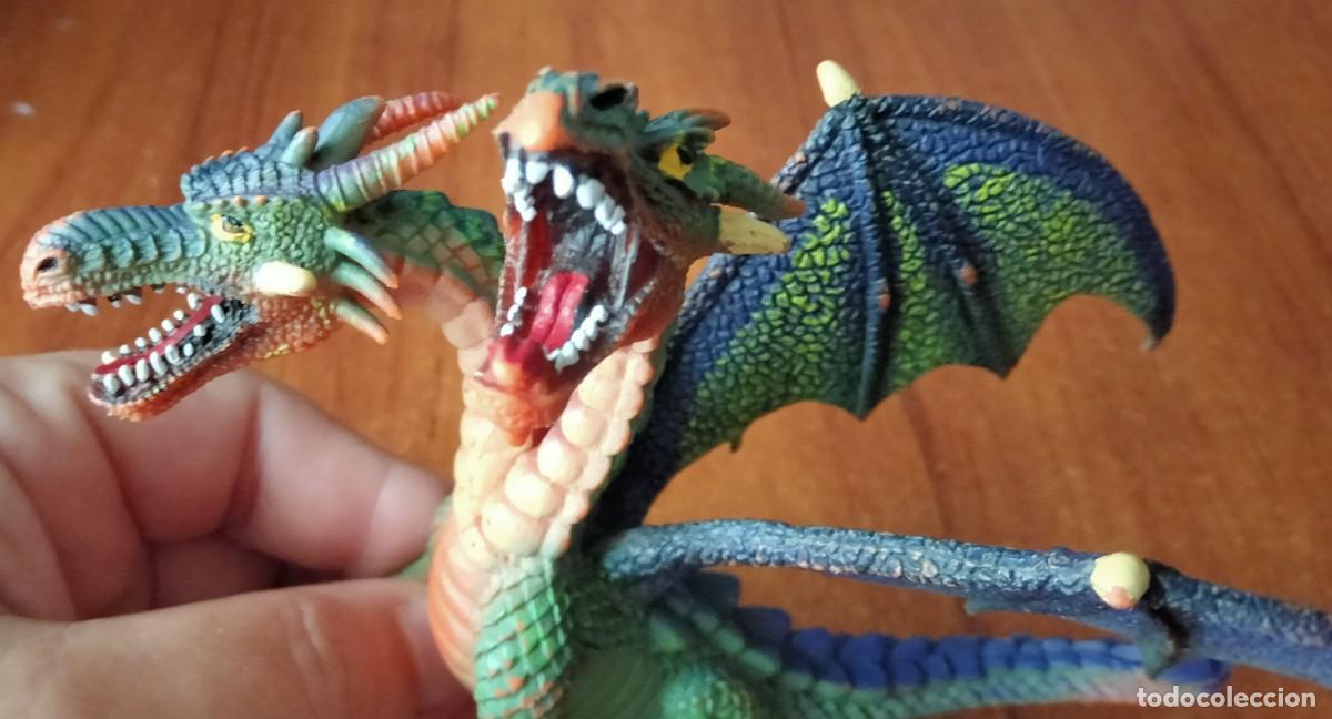 Figuras de goma y PVC: Drag&oacute;n de dos cabezas PVC - Foto 5
