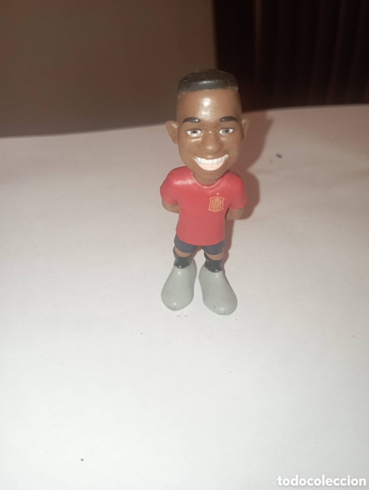 Rubber and PVC Figures: ANSU FATI FIGURA DE PVC SELECCI&Oacute;N ESPA&Ntilde;OLA DE FUTBOL EUROCOPA 2020