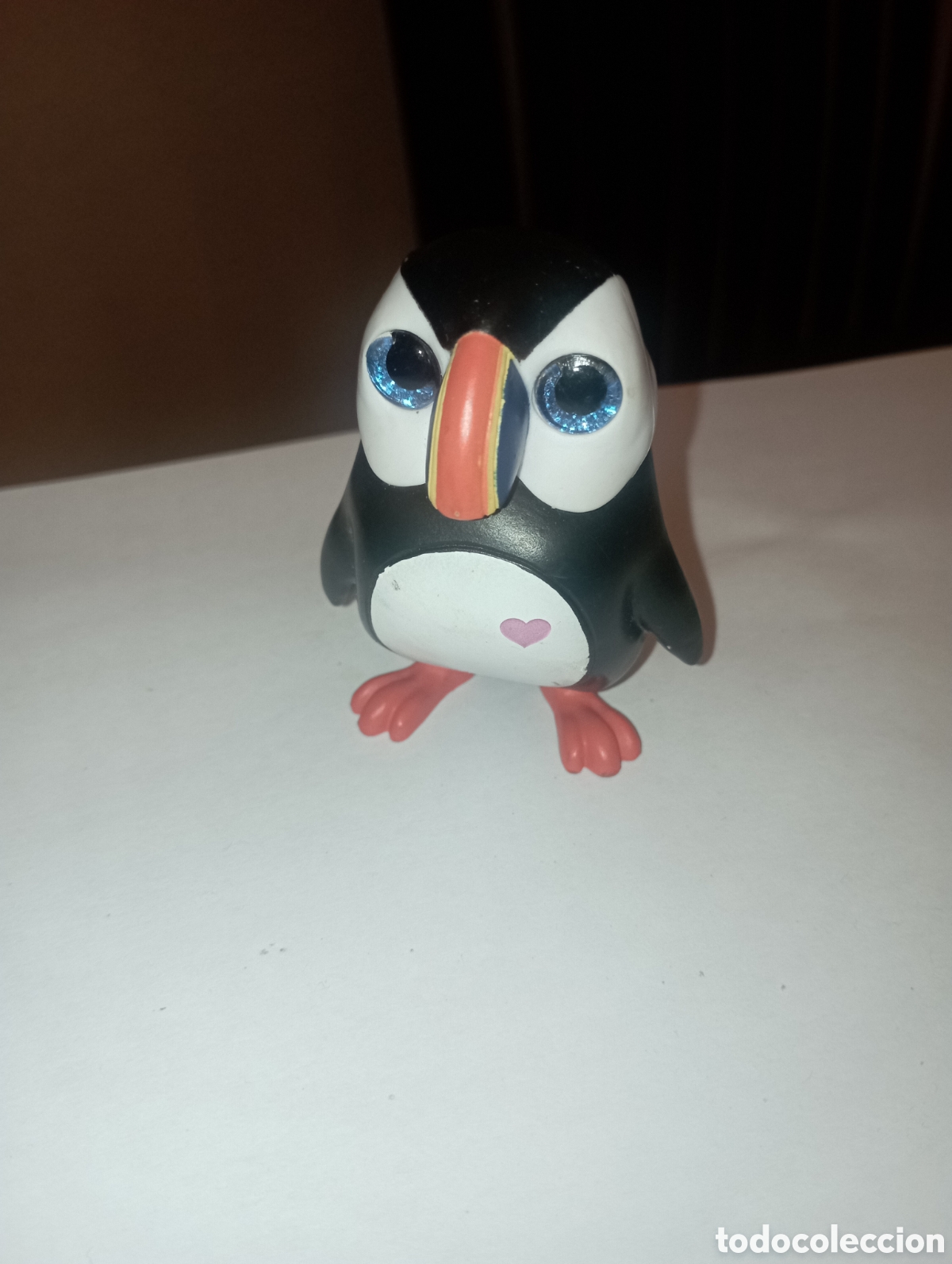 Rubber and PVC Figures: FRAILECILLO BLANCO FIGURA DE PVC TY OJOS BRILLANTES