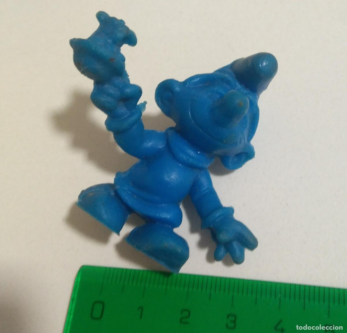 Figuras de Goma y PVC: FIGURA similar a OMO SMURF smurfs pitufos monocromatico PITUFO no es PVC NO TOXICO vela