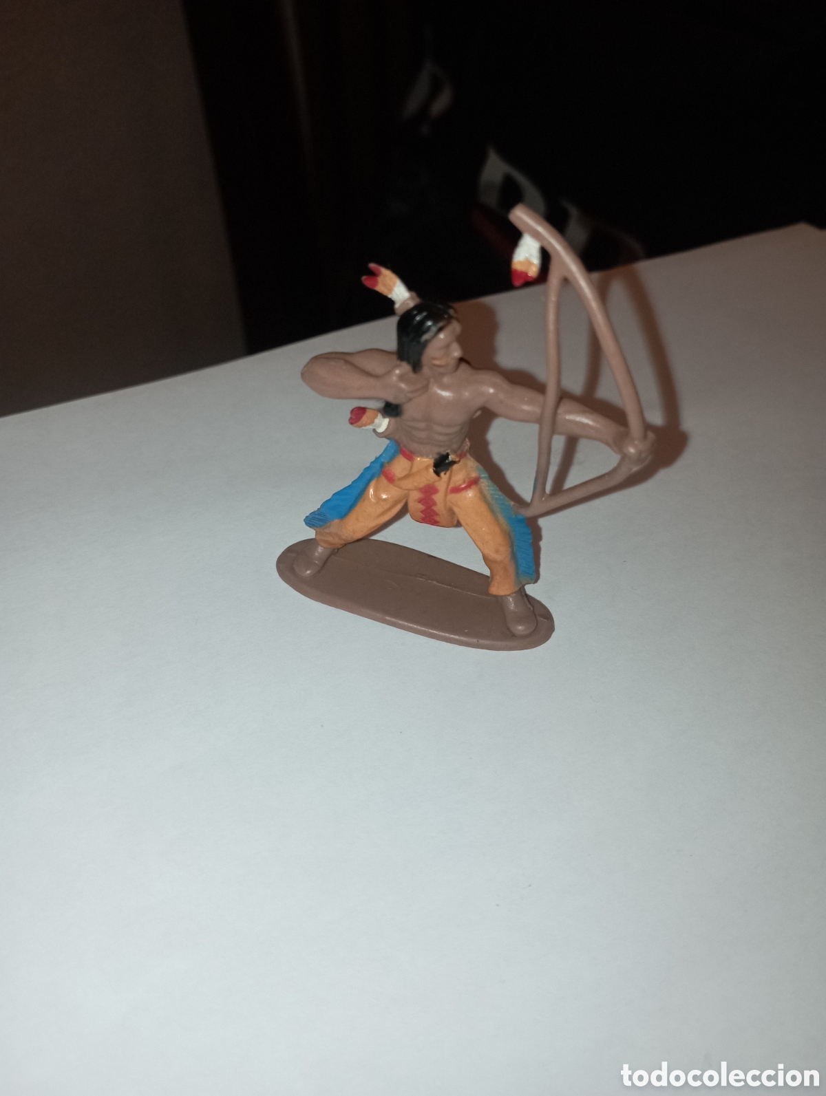 Figurines en Caoutchouc et PVC: GUERRERO INDIO ARQUERO FIGURA DE PVC INDIOS Y VAQUEROS
