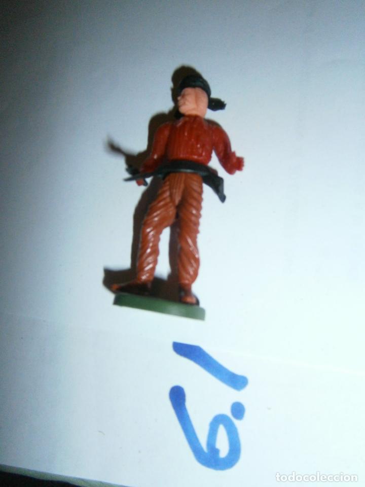 Figuras de goma y PVC: ANTIGUA FIGURA DANIEL BOONE - Foto 3