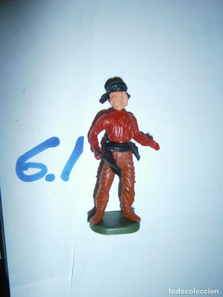 Figuras de goma y PVC: ANTIGUA FIGURA DANIEL BOONE - Foto 1