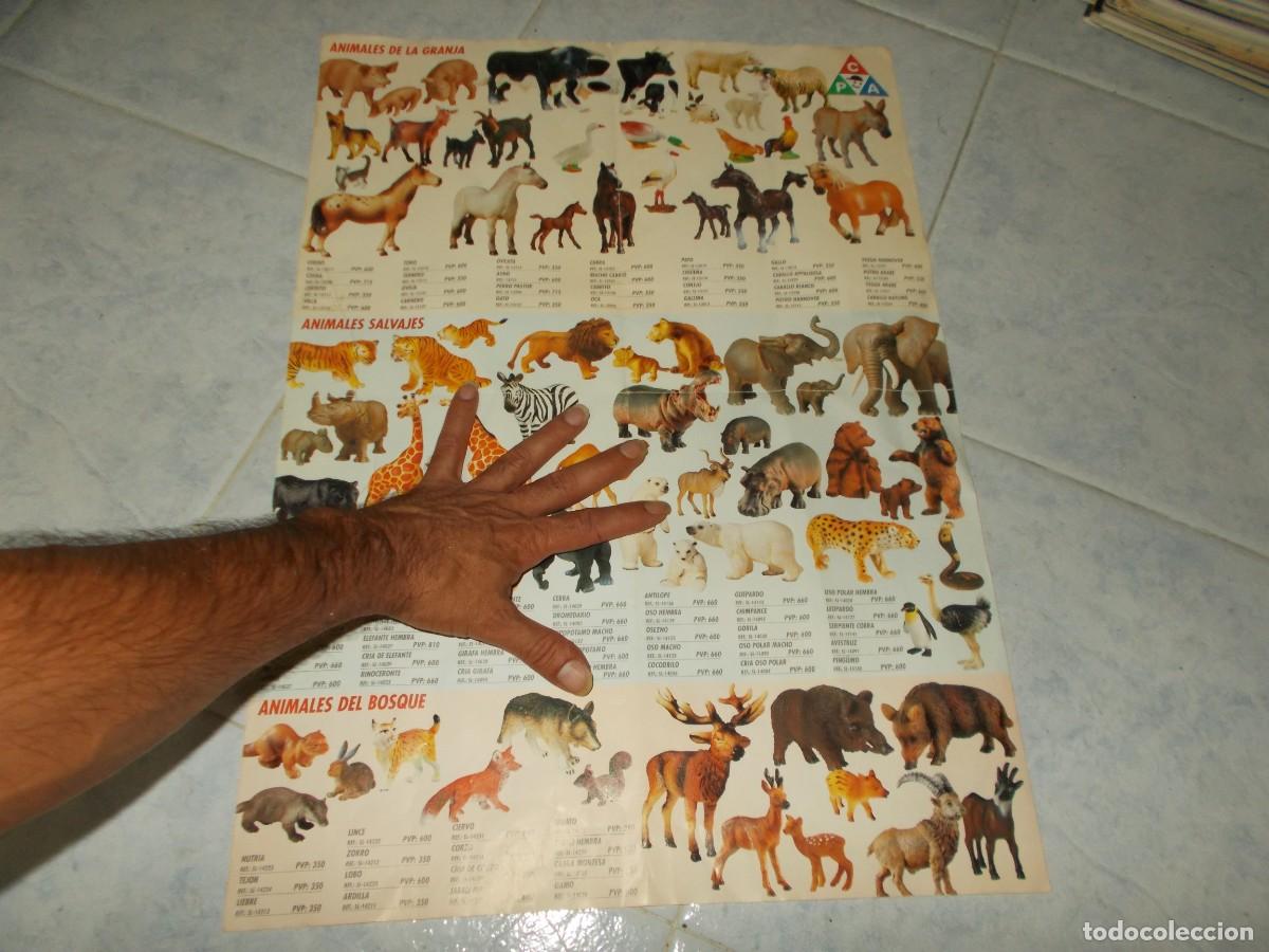 Figuras de Goma y PVC: CAT&Aacute;LOGO CARTEL P&Oacute;STER DINOSAURIOS Y ANIMALES PVC GOMA MUSEO CARNEGIE. ANTIGUO. VER FOTOS