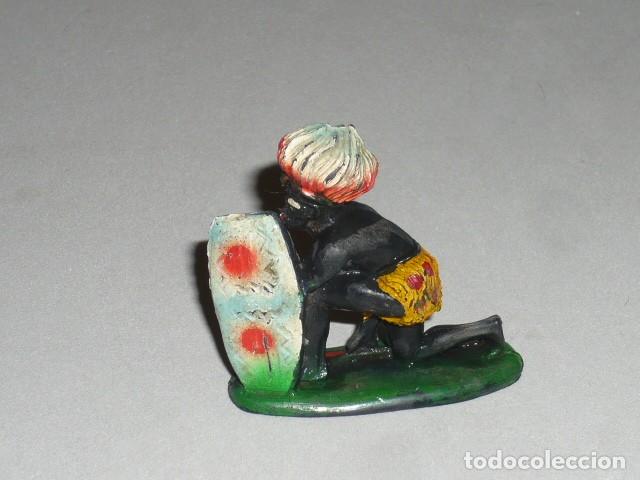 Pech Figura Negro en Goma de la Serie Negros y Safari