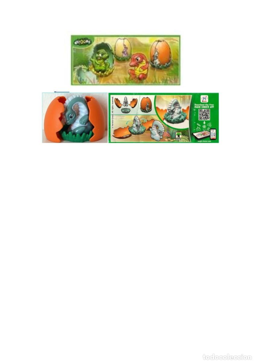 Figuras de goma Kinder: Dinosaurios: SE116 + BPZ - Foto 1