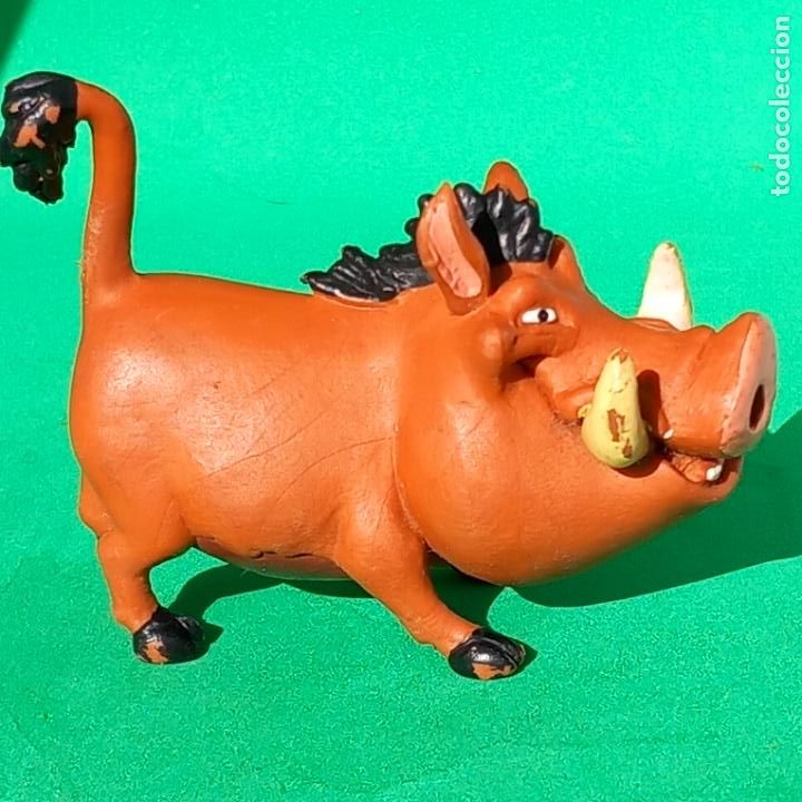Figuras de goma y PVC: Jabal&iacute; Pumba el Rey Le&oacute;n de bullyland - Foto 2