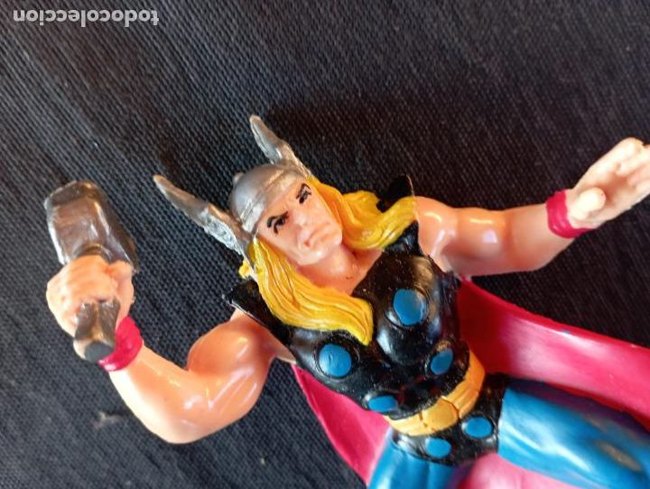 Figuras de goma y PVC: FIGURA DE THOR DE MARVEL YOLANDA 1996. - Foto 2