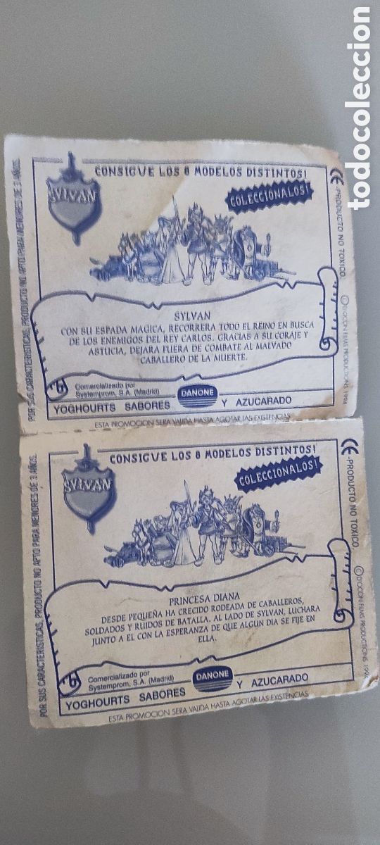 Figuras de goma y PVC: Sylvan y princesa Diana de Danone - Foto 2