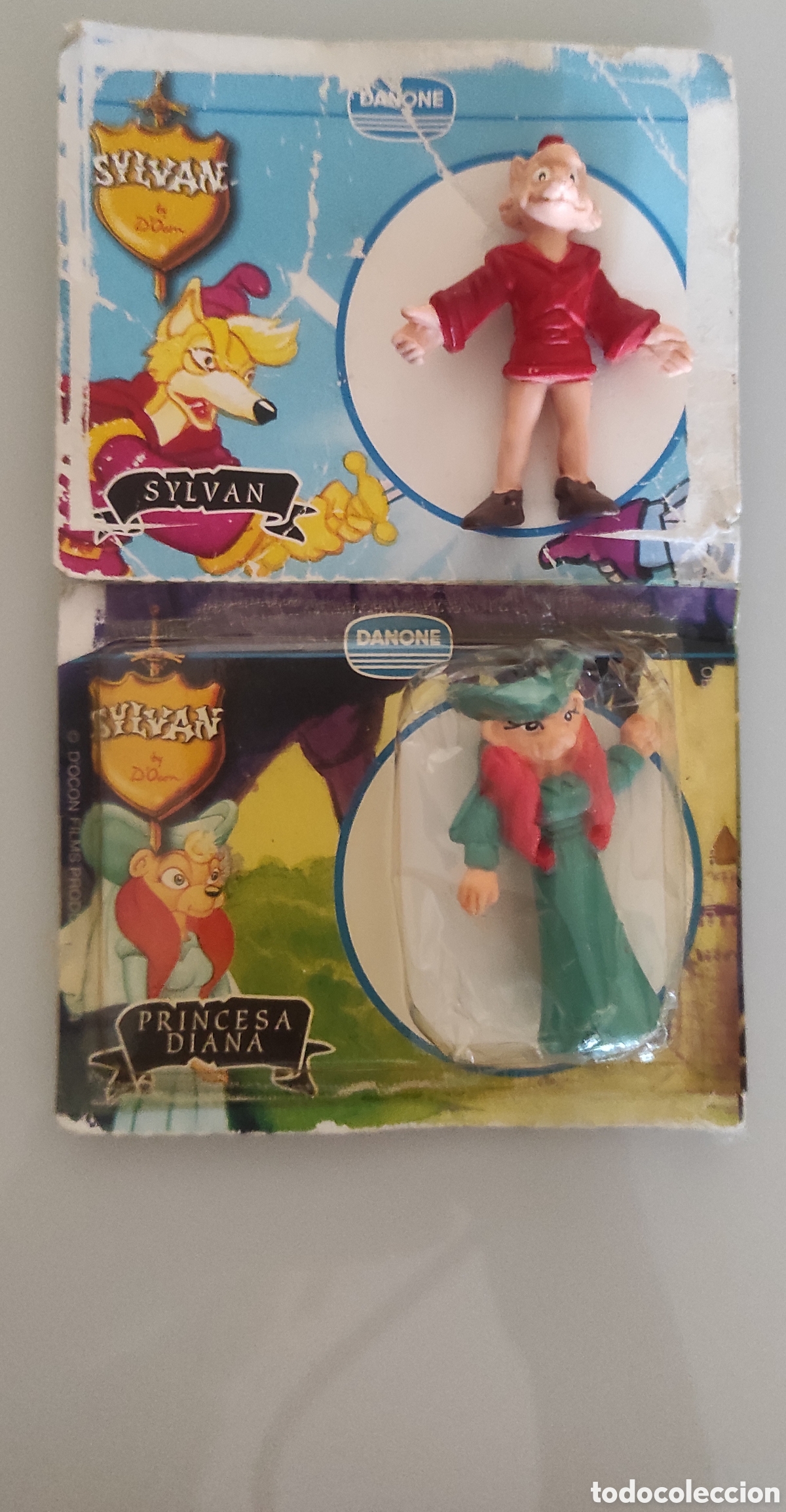 Figuras de goma y PVC: Sylvan y princesa Diana de Danone - Foto 1