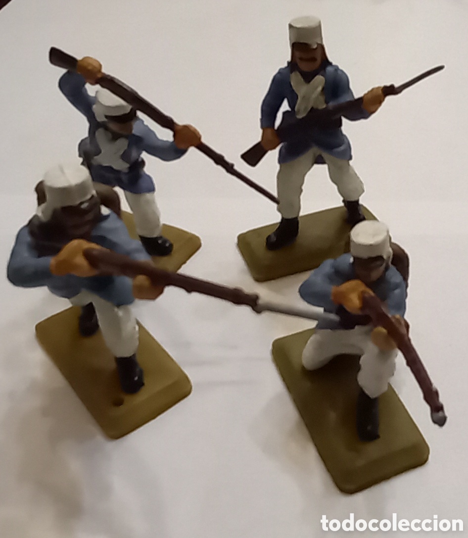 Figuras de goma y PVC: Lote de soldaditos vintage Legi&oacute;n extranjera sin marca 1970 env&iacute;o de M&aacute;laga
