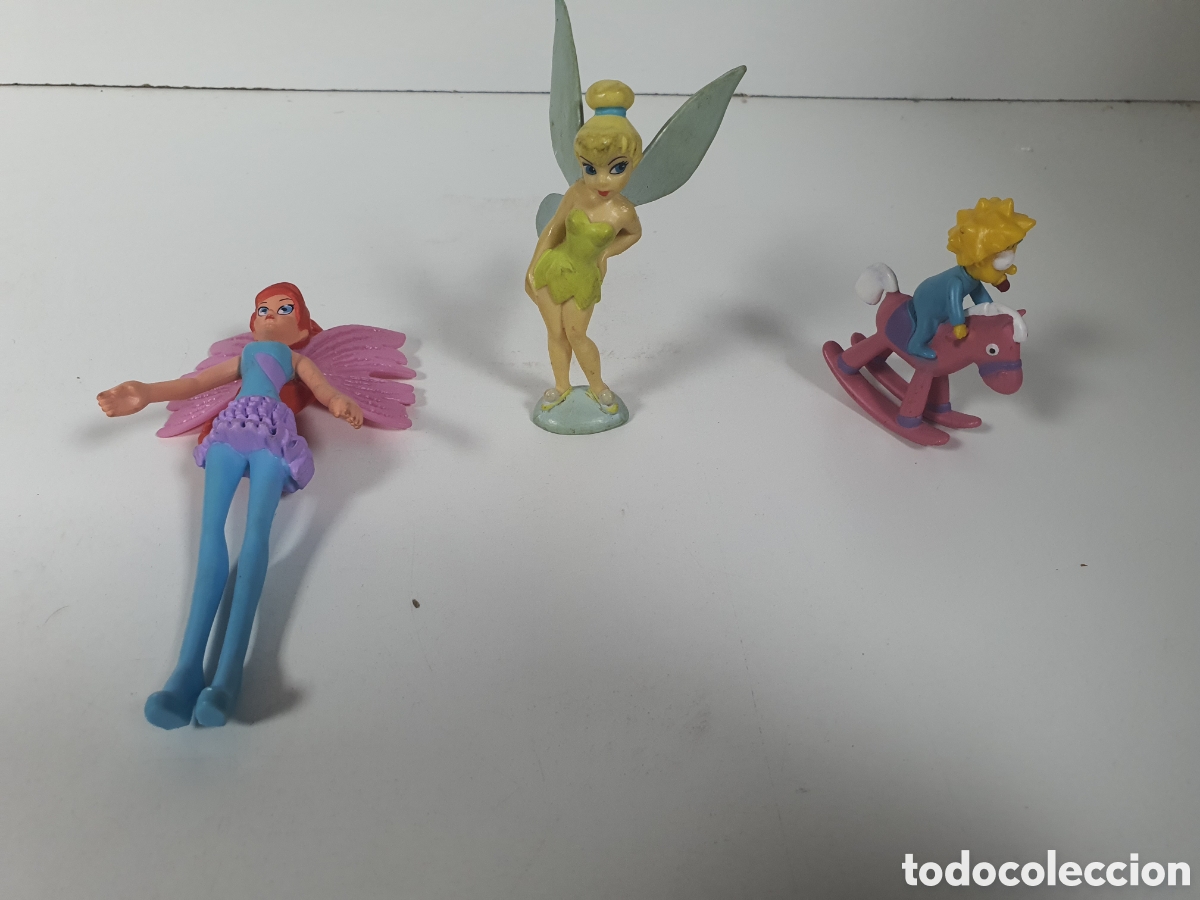 Figure di Gomma e PVC: Lote figuras pvc simpson campanilla
