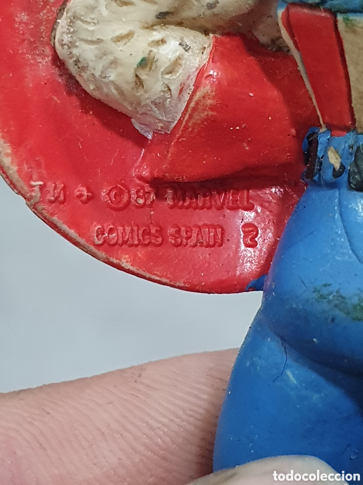 Figuras de goma y PVC: Capit&aacute;n Am&eacute;rica. Comics Spain. Marvel. (L90) - Foto 3