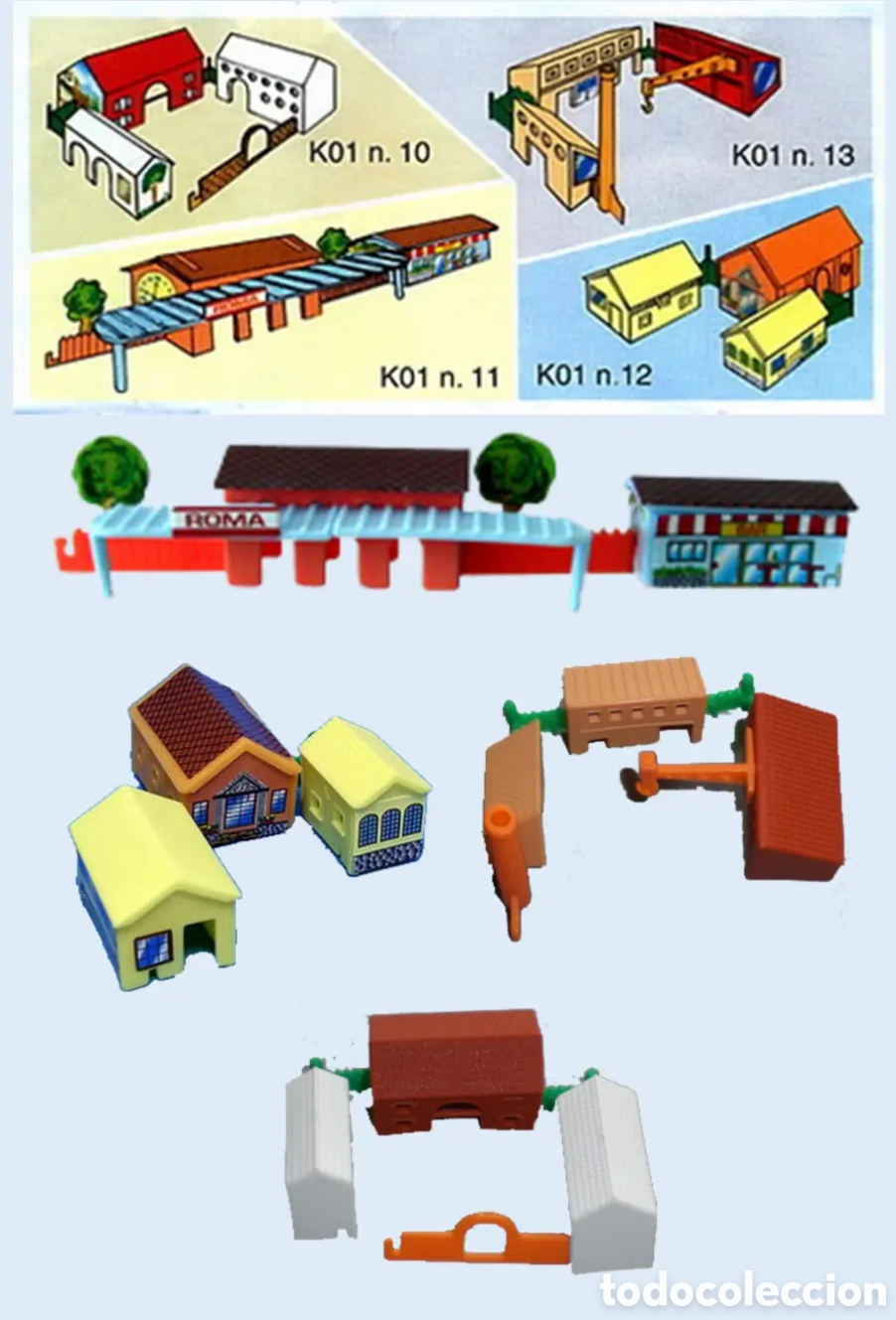 Figuras de goma Kinder: Figuras casas de Kinder Ferrero - Foto 3